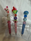 Rhinestone pen with Doorable Topper